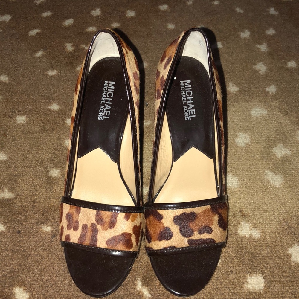 Michael Kors Cheetah Wedges